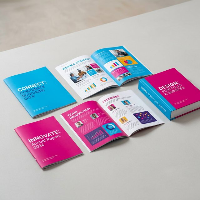 Brochure piquée (agrafes)